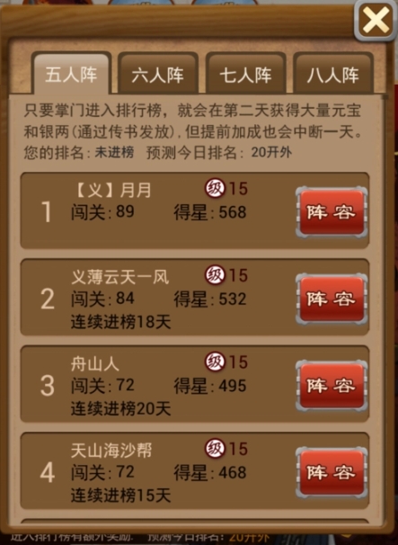 参与大掌门二深需要满足怎样的条件